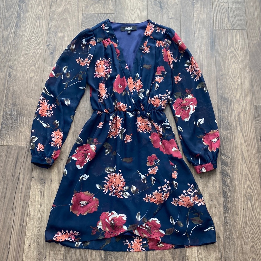 Lulu’s Long Sleeve Flower Dress